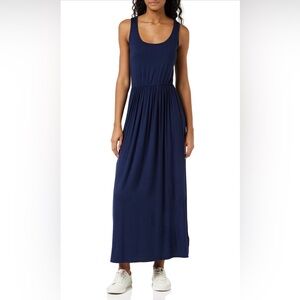 Amazon Essentials Navy Tank Waisted Maxi Dress